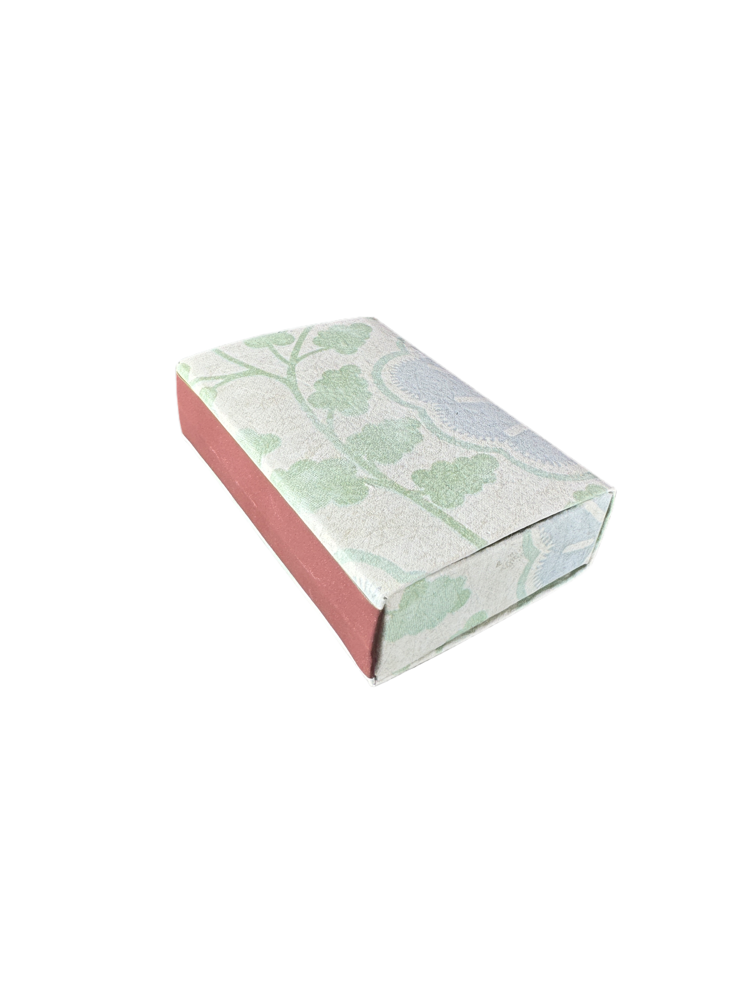 Pale Blue Punch Paisley Match Box