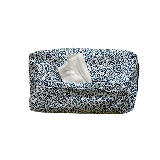 Blue flower Liberty Wipe cover