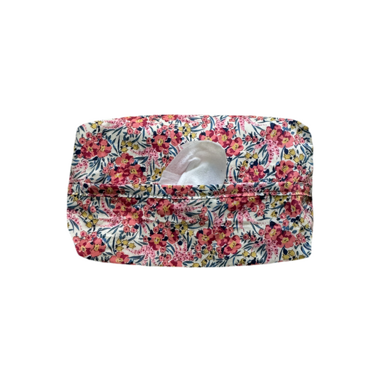 Pink flowers Liberty Wipe cover