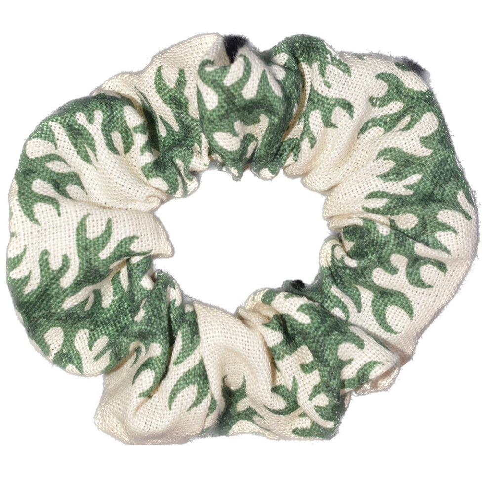 Emerald seaweed Soane scrunchie